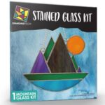 Rainbow Art Glass Stained Glass Kit - Multicolored (7.2"w X 6.25"h)