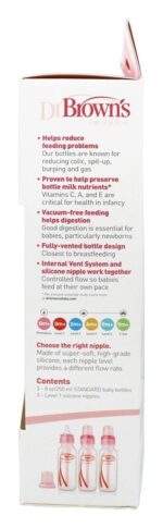 Dr. Brown's Baby Bottle (3 count (Pack of 1)) - Image 3