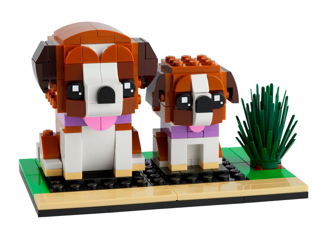 51sTggFdyfL LEGO Saint Bernard Dog Set - Image 1
