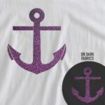 Siser Glitter HTV Roll - Purple (12" X10ft) - Image 4