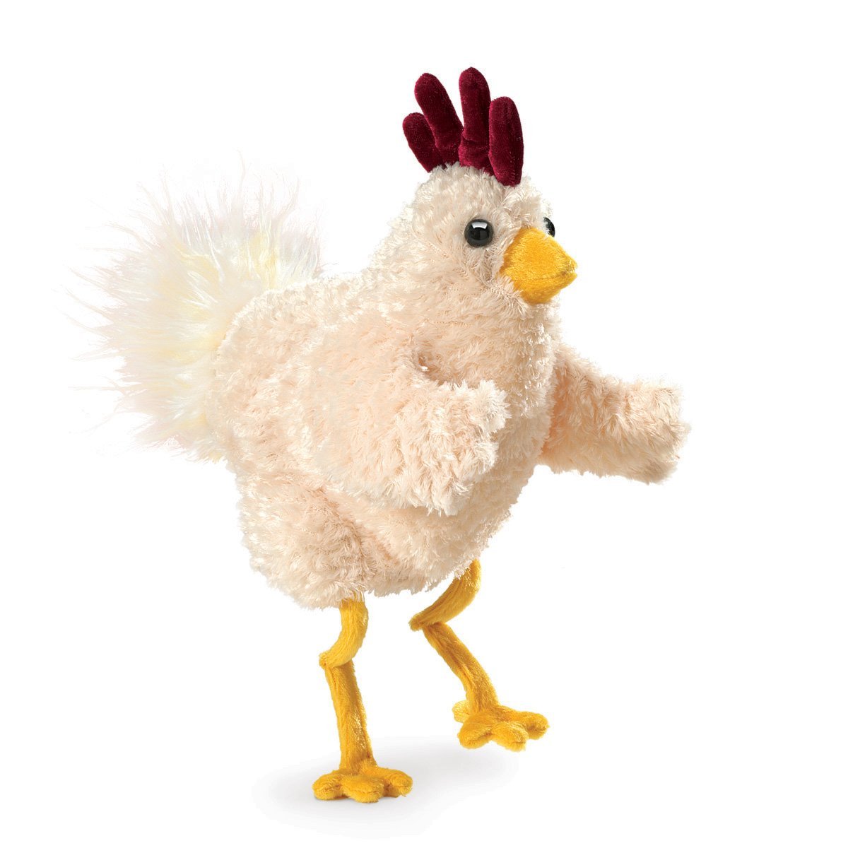 612uKb0ONSL Folkmanis Funky Chicken Puppet - Image 1