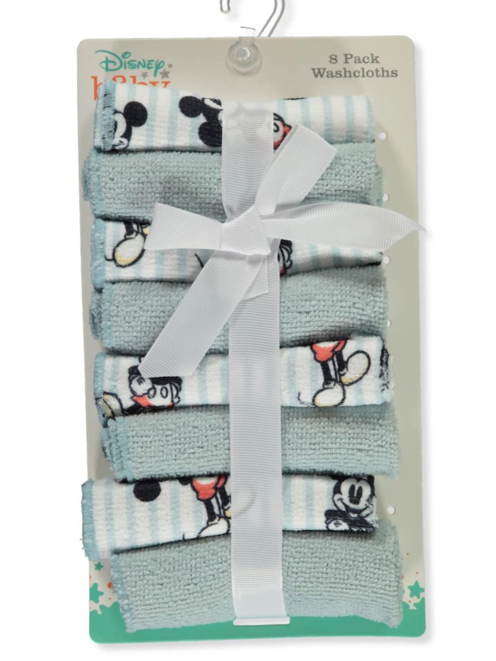 617JDQOeOFL Disney Mickey Mouse Washcloths Set - Image 1
