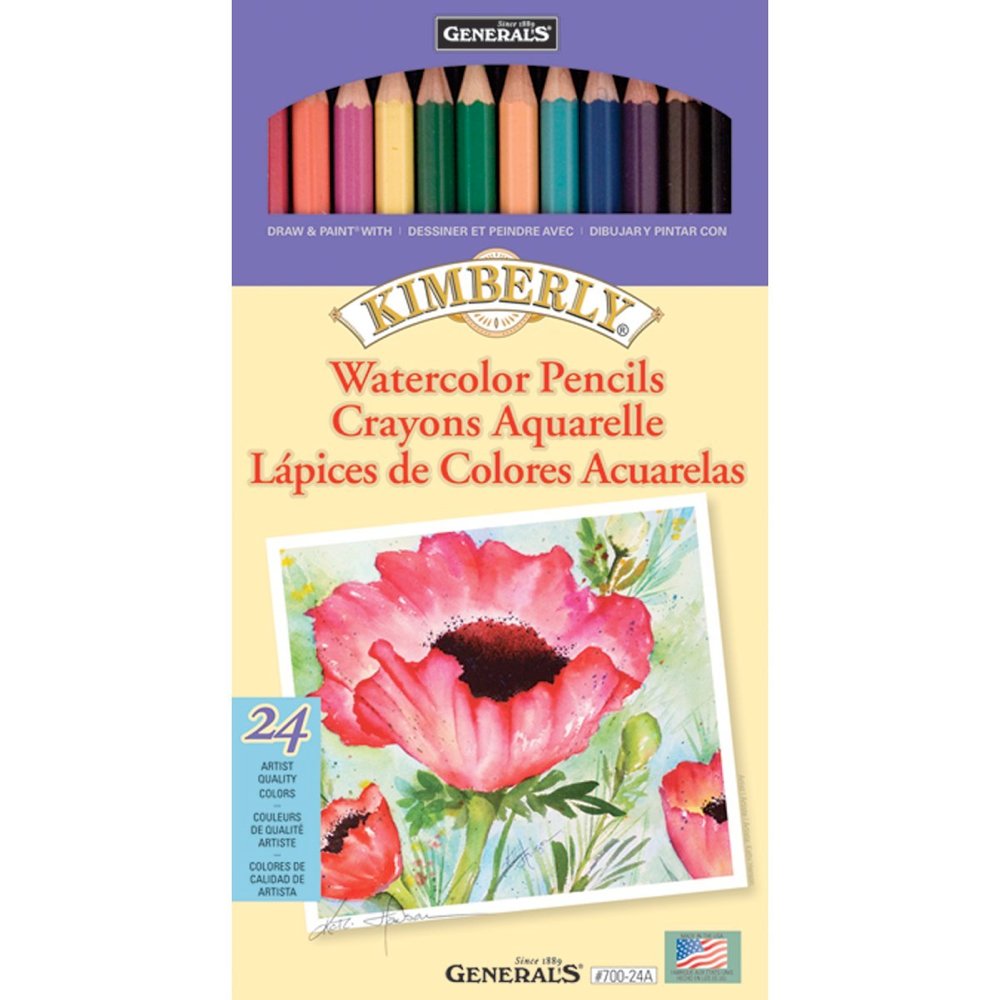 61CGYEbvogL General's Kimberly Watercolor Pencils - Image 1