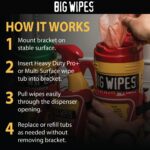 Big Wipes Holder Bracket - Image 3