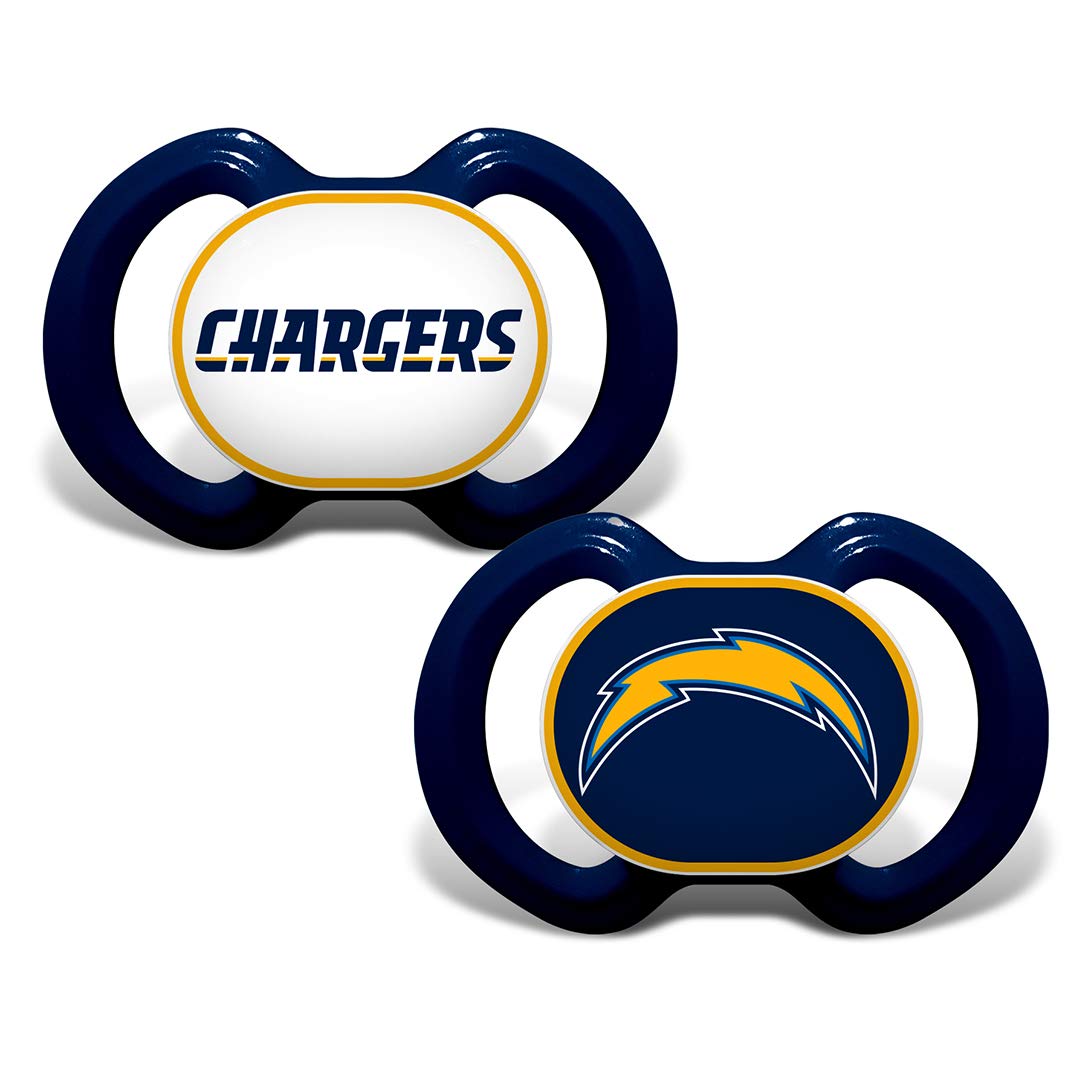 61GHn-oWysL Baby Fanatic Pacifier 2-Pack - Team Color (One Size) - Image 1