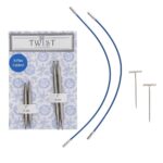 ChiaoGoo Twist Short Combo - Silver (2 Millimeters) - Image 2