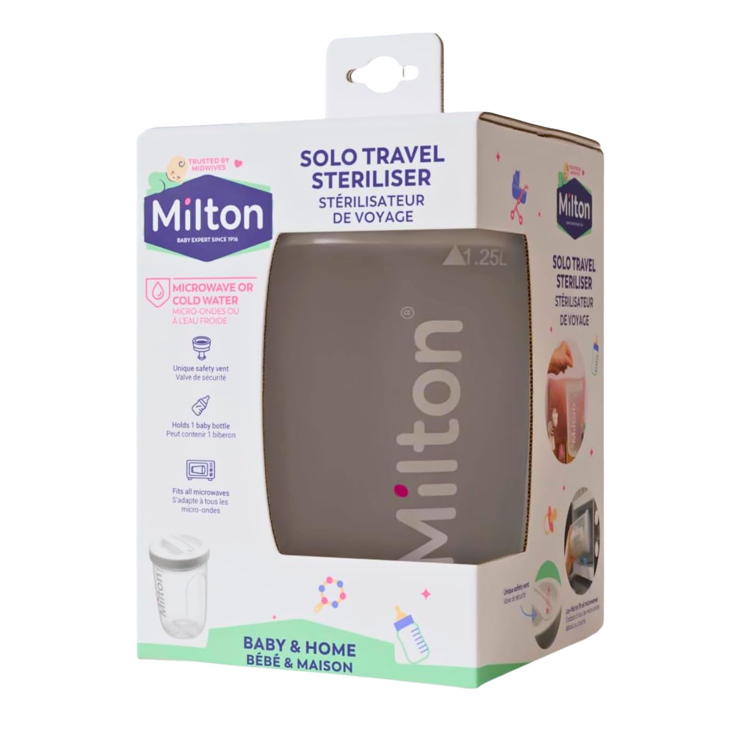 61OoCYjmRTL Milton Solo Travel Steriliser - Image 1