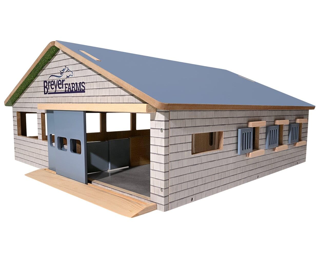 61QacRcw7cL Breyer Farms Deluxe Arena Stable - Image 1