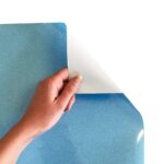 Siser Glitter HTV Roll - Neon Blue (12" x10ft) - Image 2