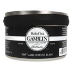 Gamblin Relief Ink Black
