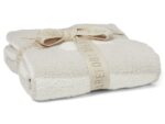 Barefoot Dreams Baby Blanket - Cream/Stone (30"x30")