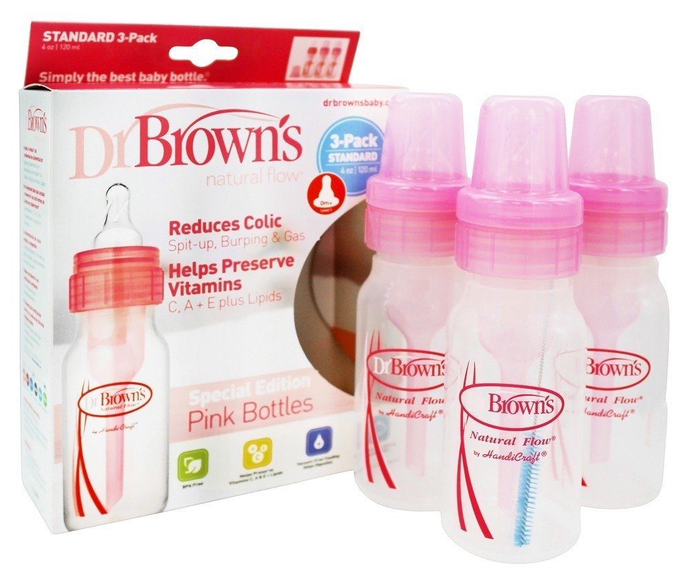 61Yg0Z8dgXL Dr. Brown's Baby Bottle - Clear (1 Count (Pack of 1)) - Image 1