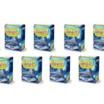 Dragon Shield Card Sleeves - Toys & Games (Clear front & Blue back. Like a cerulean pearl from the deep sea.)