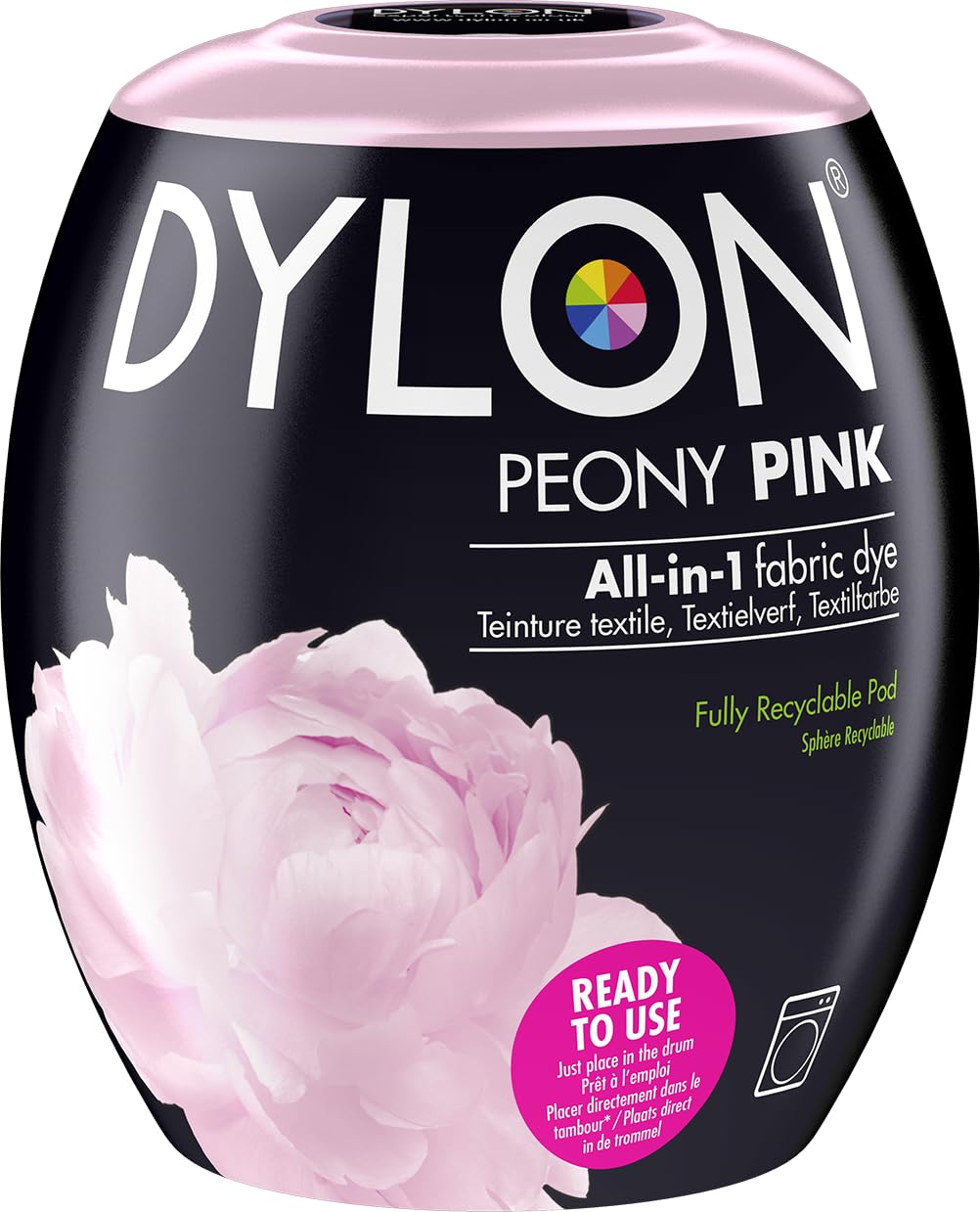 Dylon Fabric Dye Pod - Peony Pink (350 G (Pack of 1))