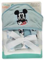 Disney Baby Mickey Mouse Hooded Towel Set