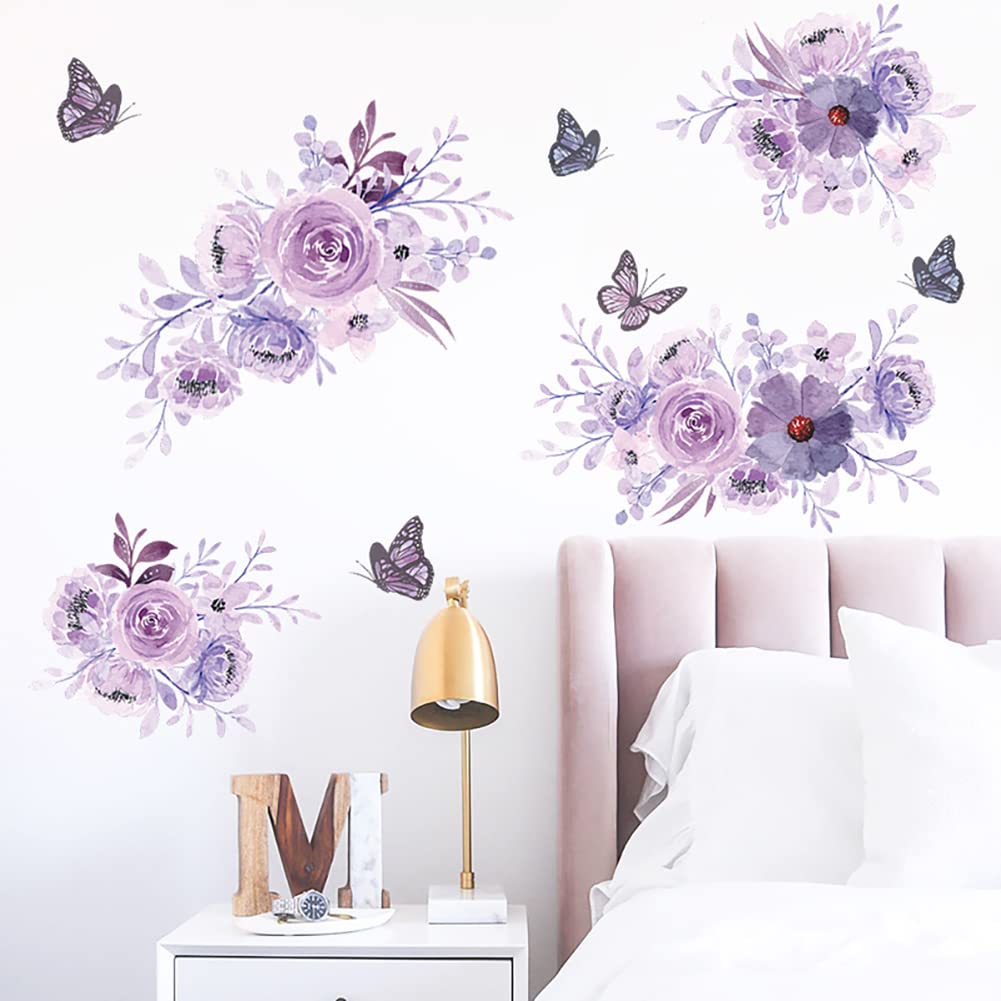 61njhMqV7IL Peony Floral Wall Decals - Image 1