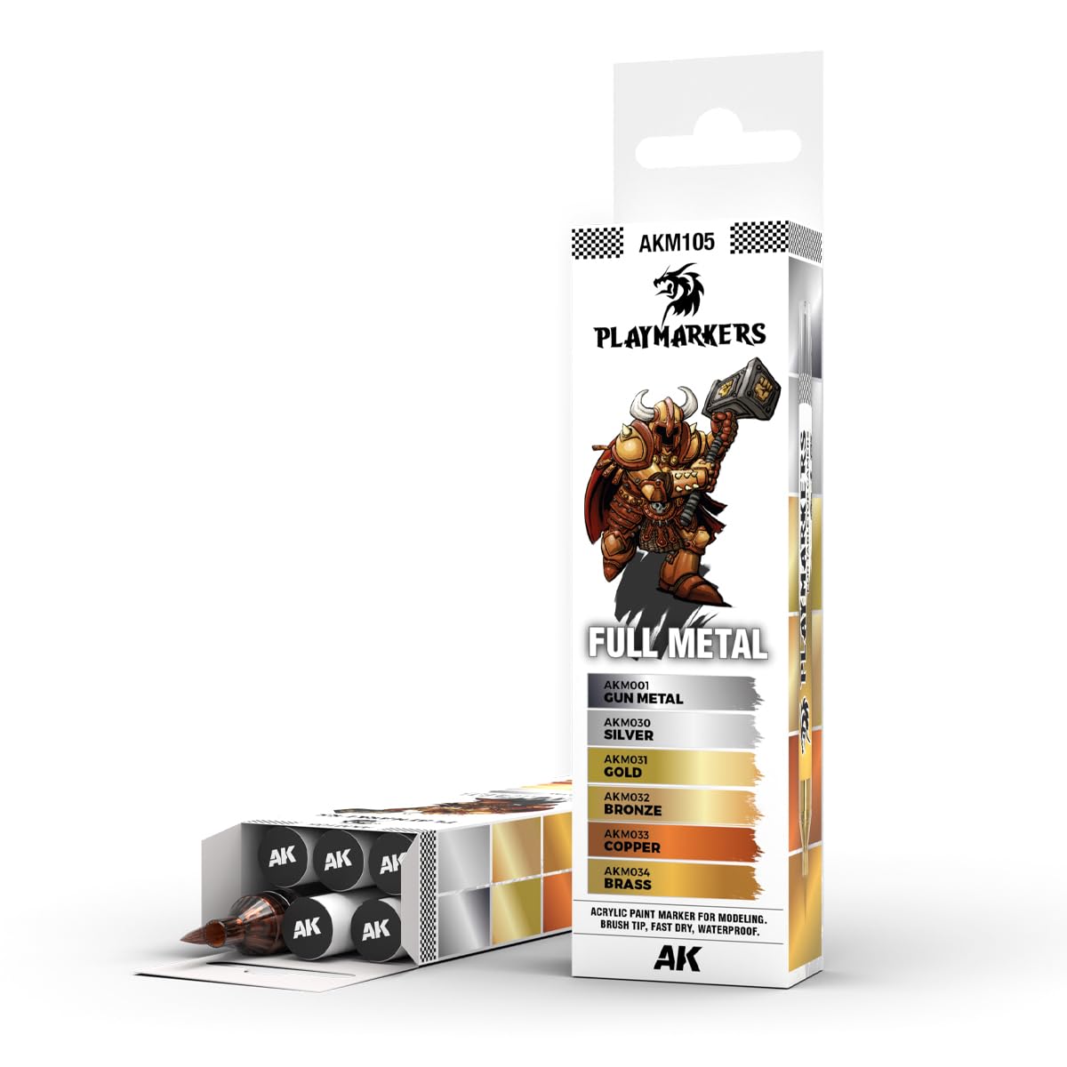 61oM58fZSL AK Interactive Metal Markers Set - Image 1