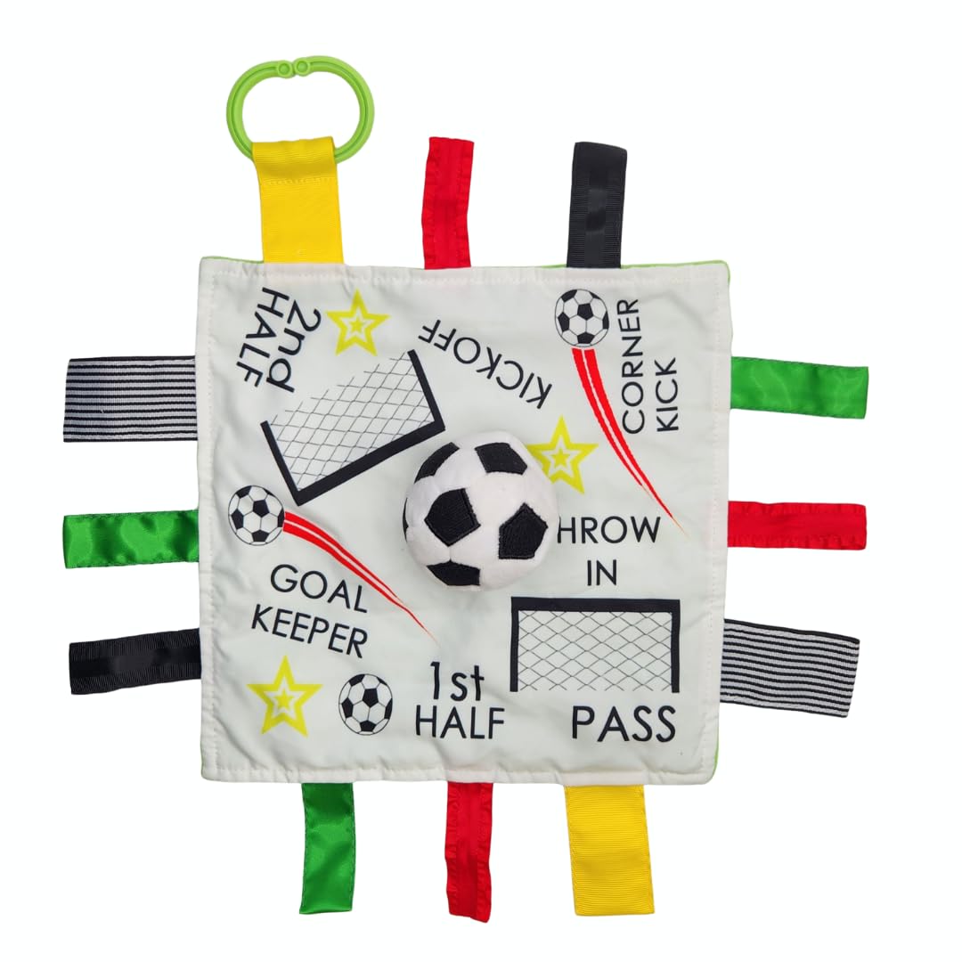 61rjNMHrFkL Baby Jack Soccer Lovey - Image 1