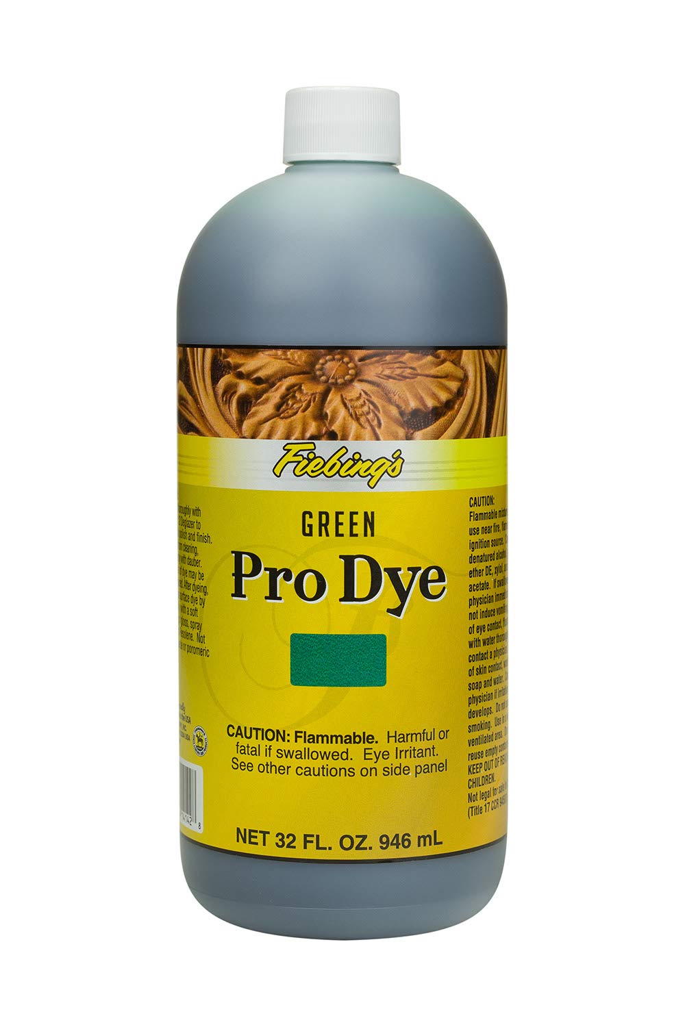 61vzRnY40pL Fiebing's Pro Leather Dye - Green - Image 1