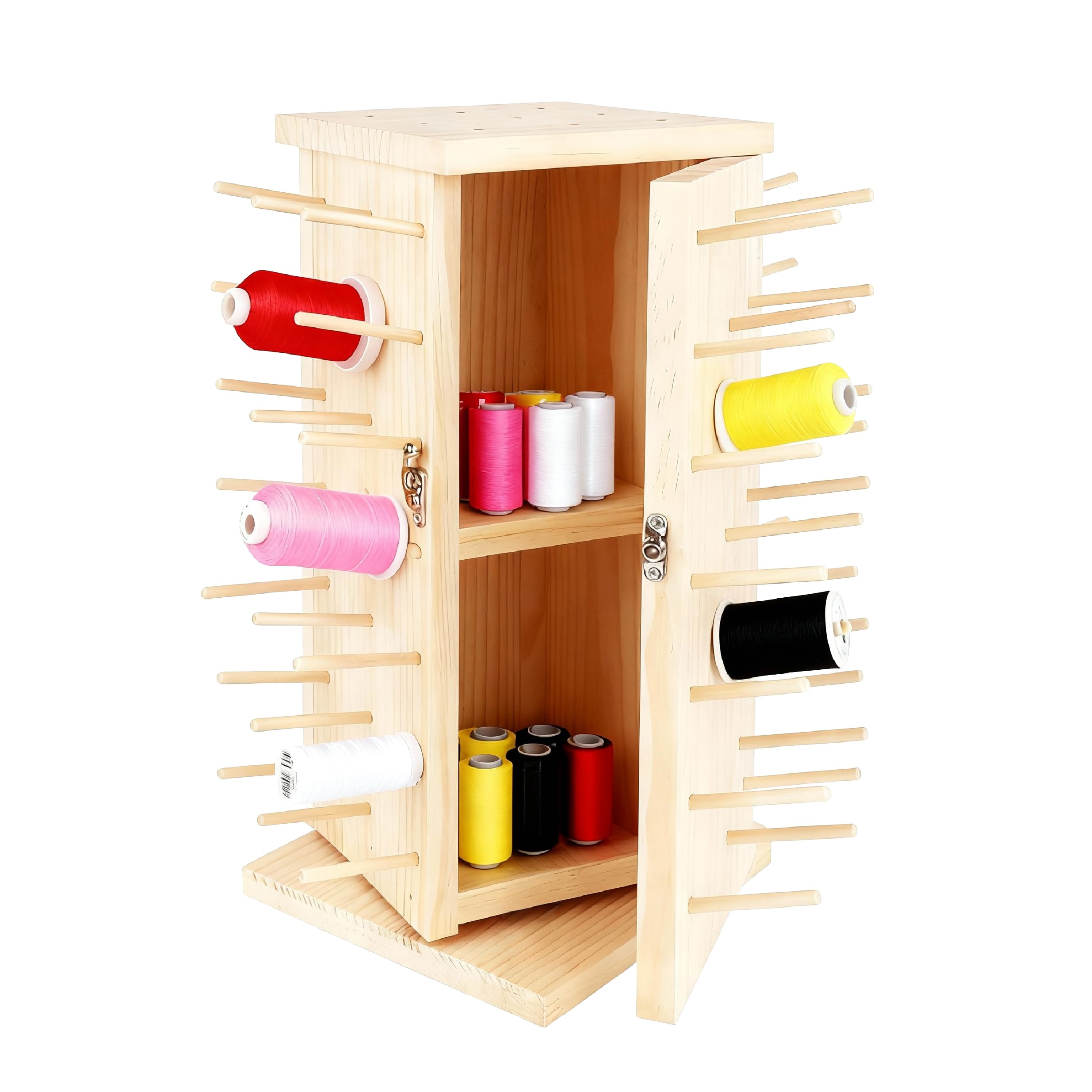 713-RwMOl2L Wooden Thread Organizer - Image 1