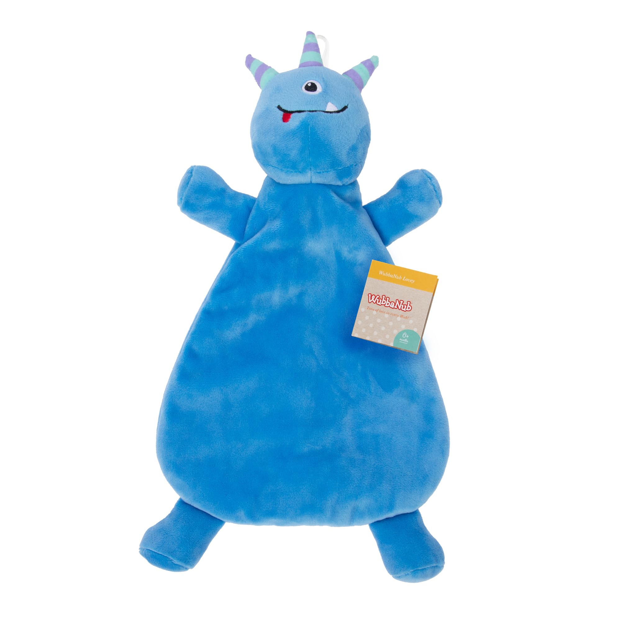 713DkvShBhL WubbaNub Lovey Collection - Blue (8 inches) - Image 1
