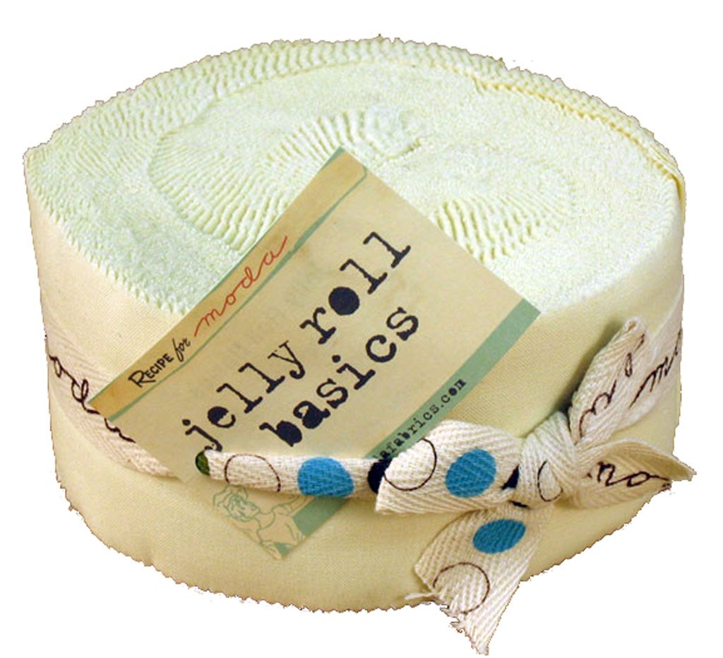 71DDb9XvprL.jpg Moda Basics Bella Solids Jelly Roll - Image 1