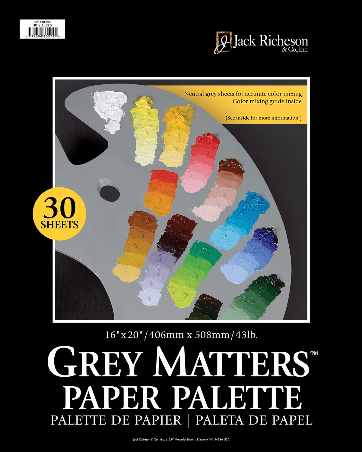 Richeson Grey Paper Palette