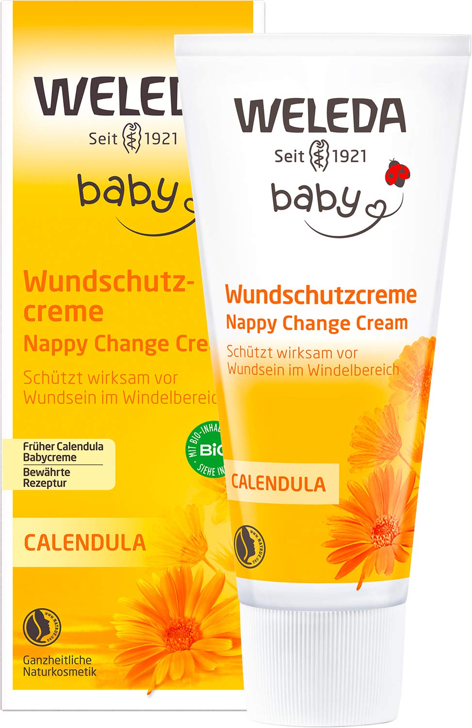 71JFDEhbJ7L Weleda Baby Calendula Nappy Cream - Image 1
