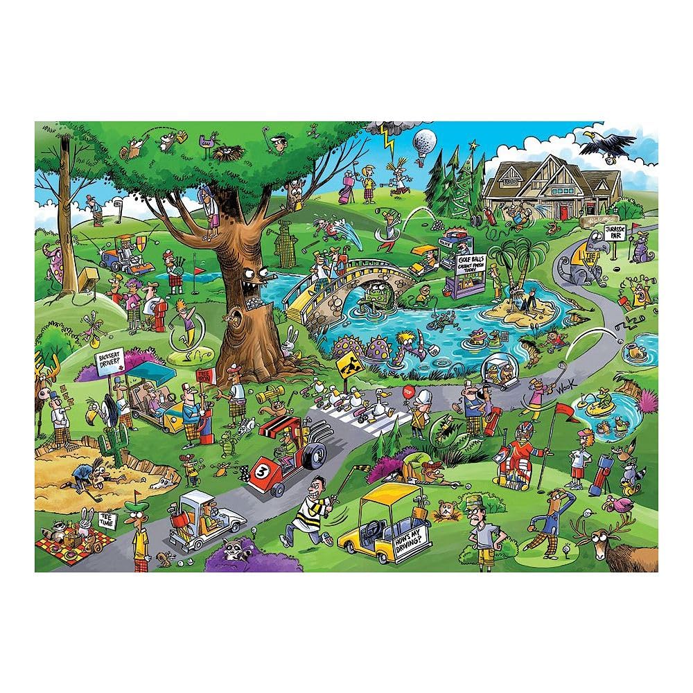 71N728JMVPL Cobble Hill Puzzle DoodleTown - Image 1