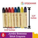 STOCKMAR Beeswax Crayons Set (1 Count (Pack of 8)) - Image 7