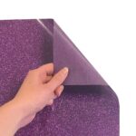 Siser Glitter HTV Roll - Purple (12" X10ft) - Image 2