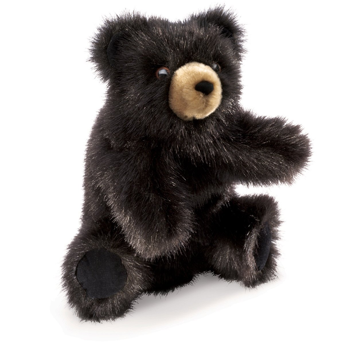 71dbAadR3OL Folkmanis Baby Black Bear Puppet - Image 1