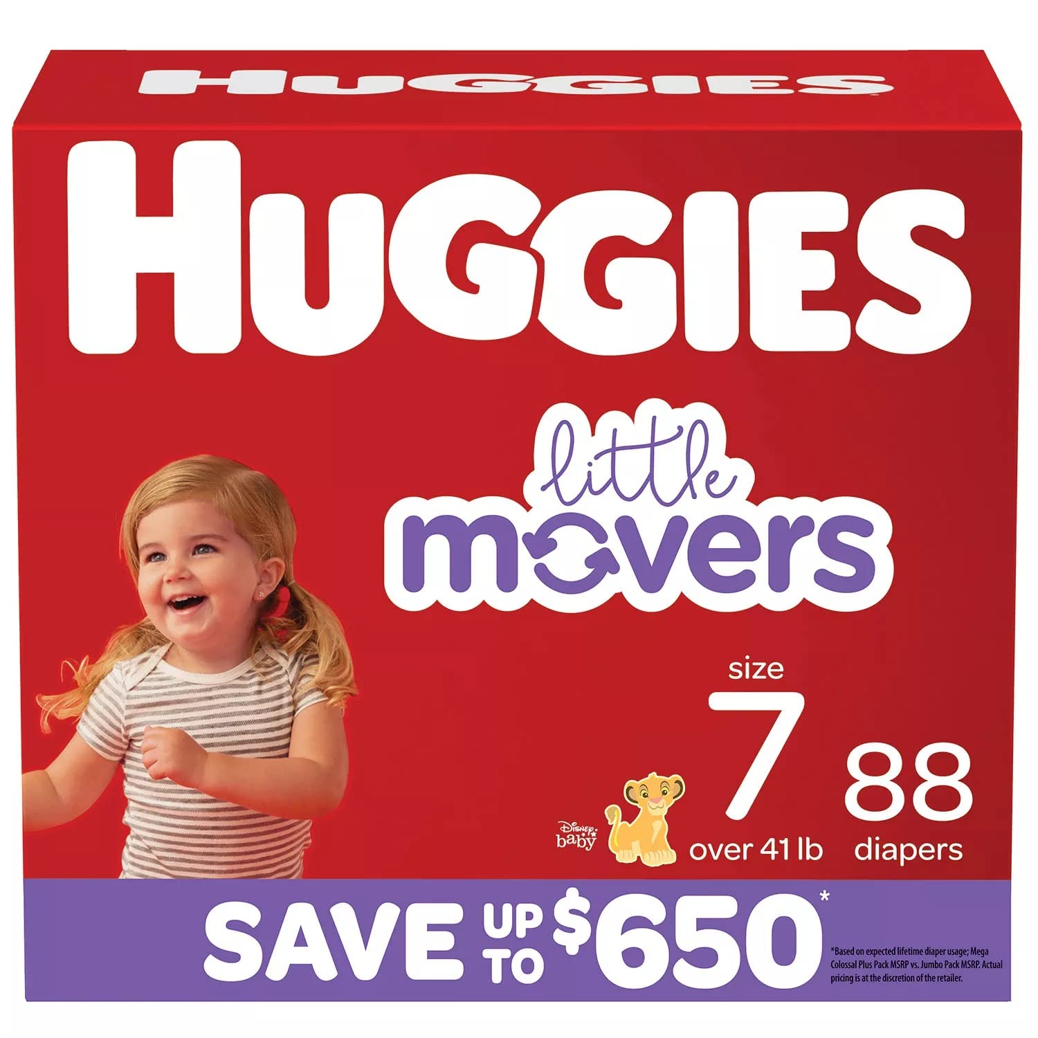 71jiqvJSL Huggies Diapers Size 7 - Image 1