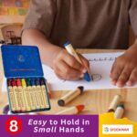 STOCKMAR Beeswax Crayons Set (1 Count (Pack of 8)) - Image 3