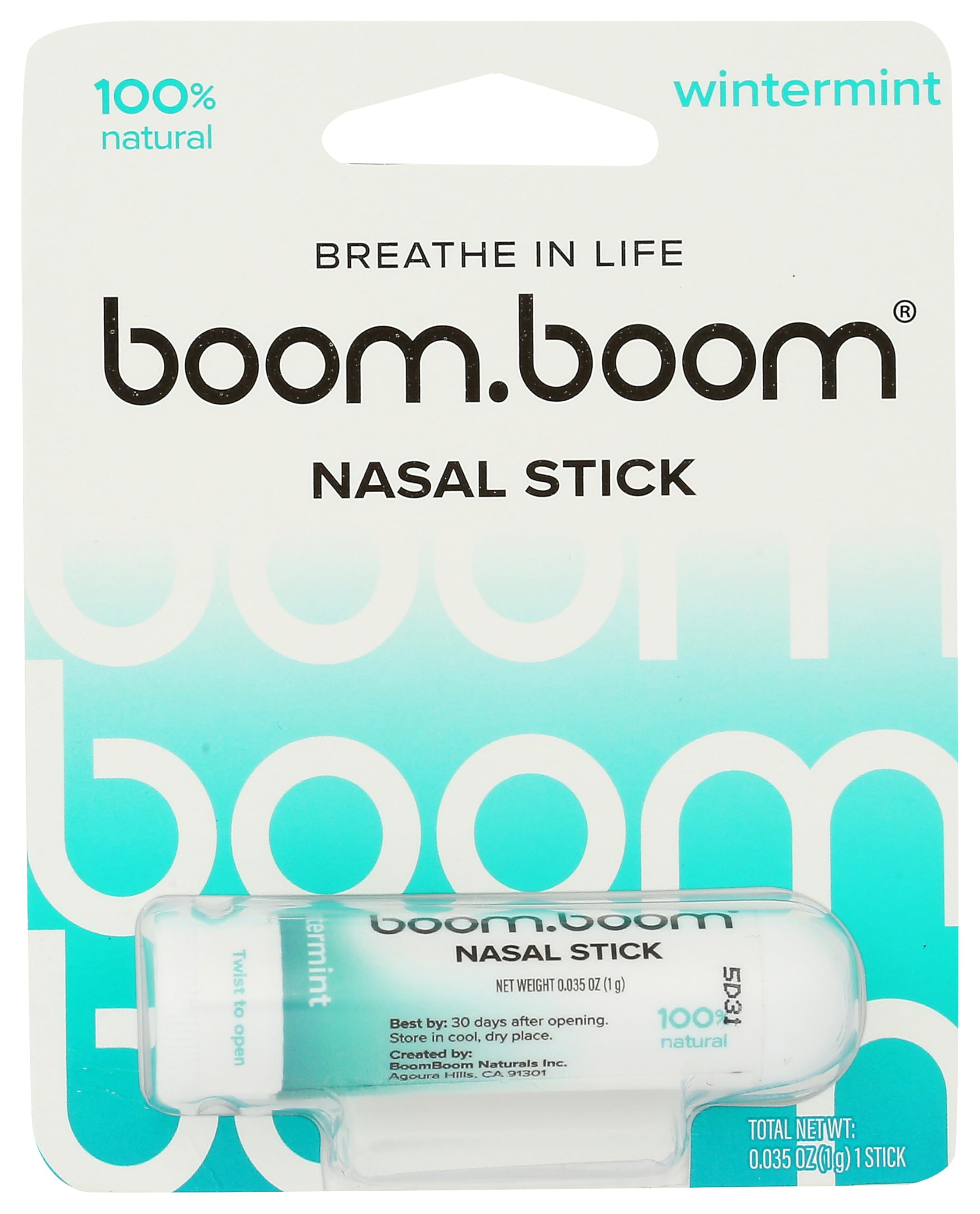 71p2MUEMWyL Boomboom Naturals Inhaler - Image 1