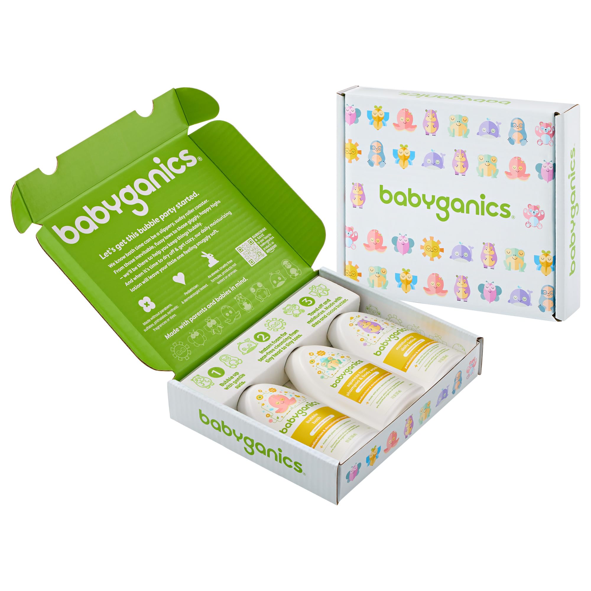 71vsrj9Ma-L Babyganics Bath Time Giftset - Image 1