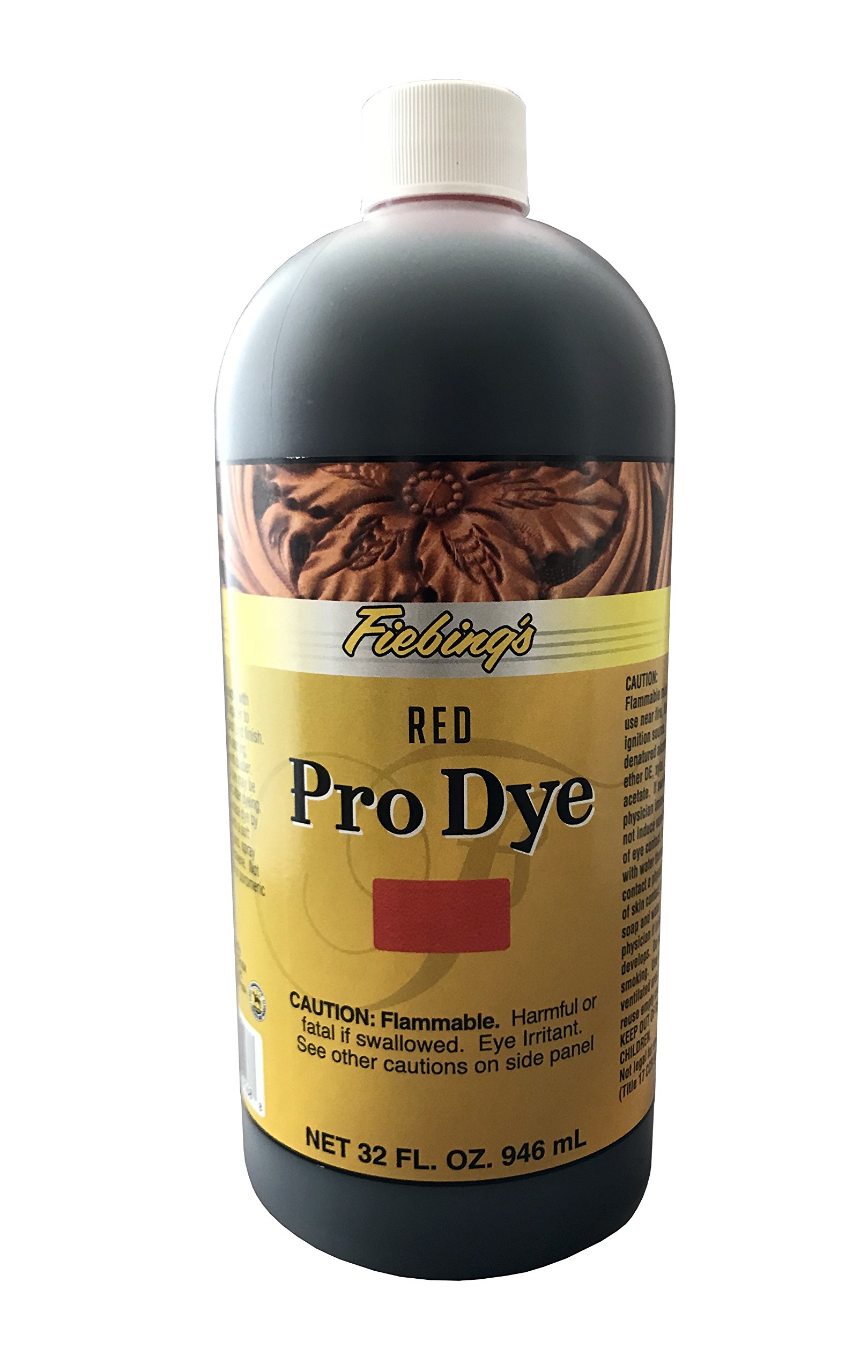815C9ibpsRL Fiebing's Pro Leather Dye - RED (32OZ) - Image 1