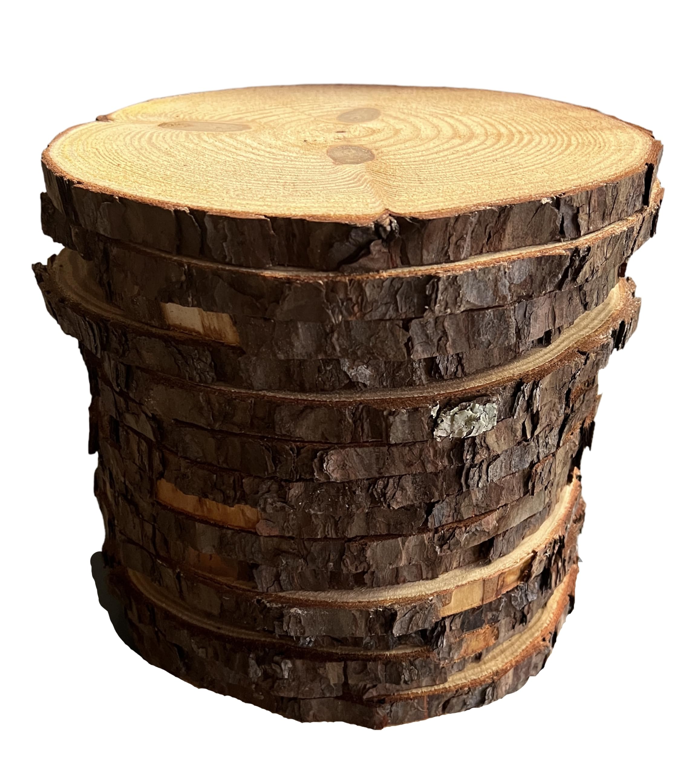 816h8EgNqAL Natural Wood Slices Set - Image 1