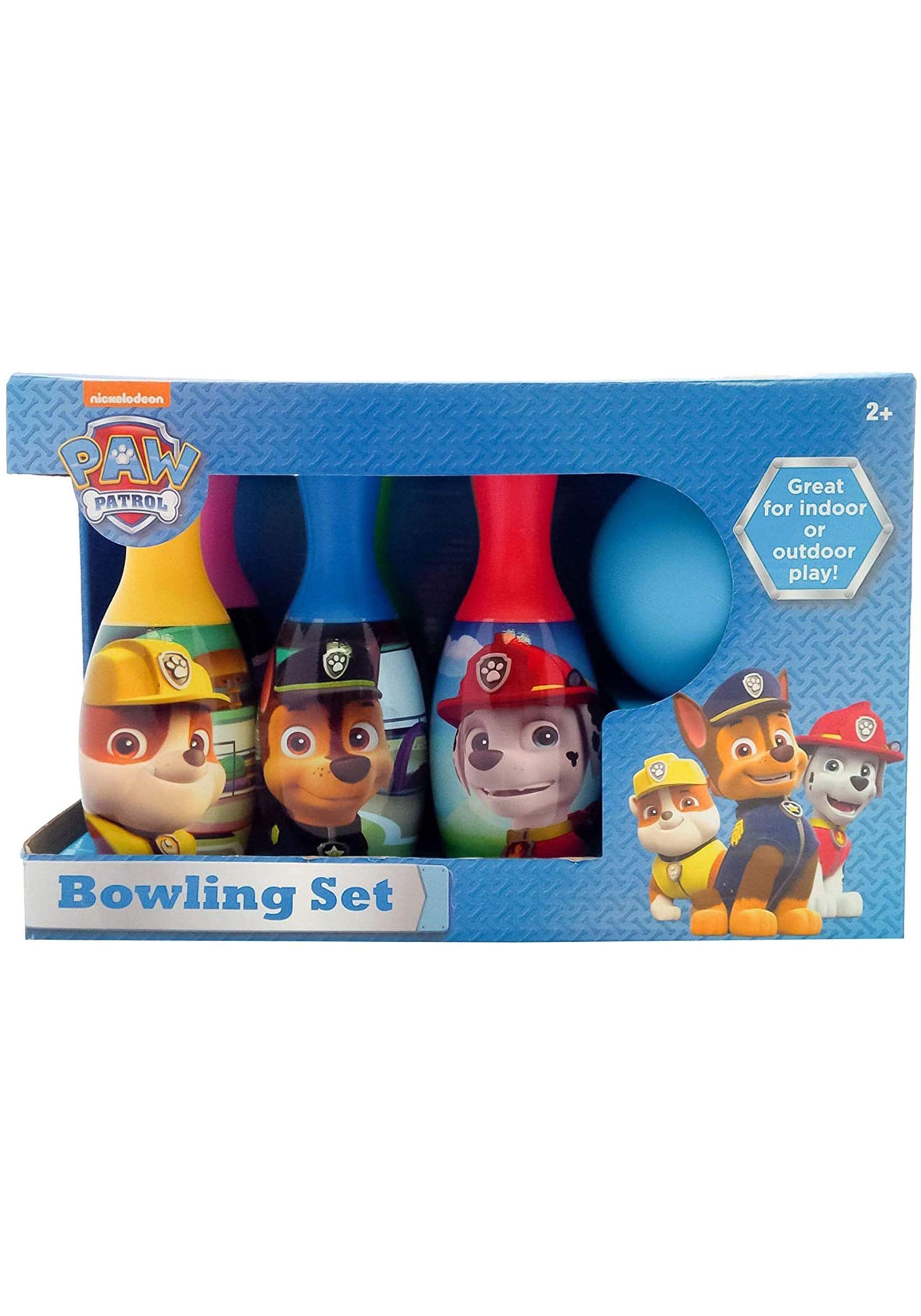81GOwe1j9wL.jpg Paw Patrol Bowling Set - Image 1