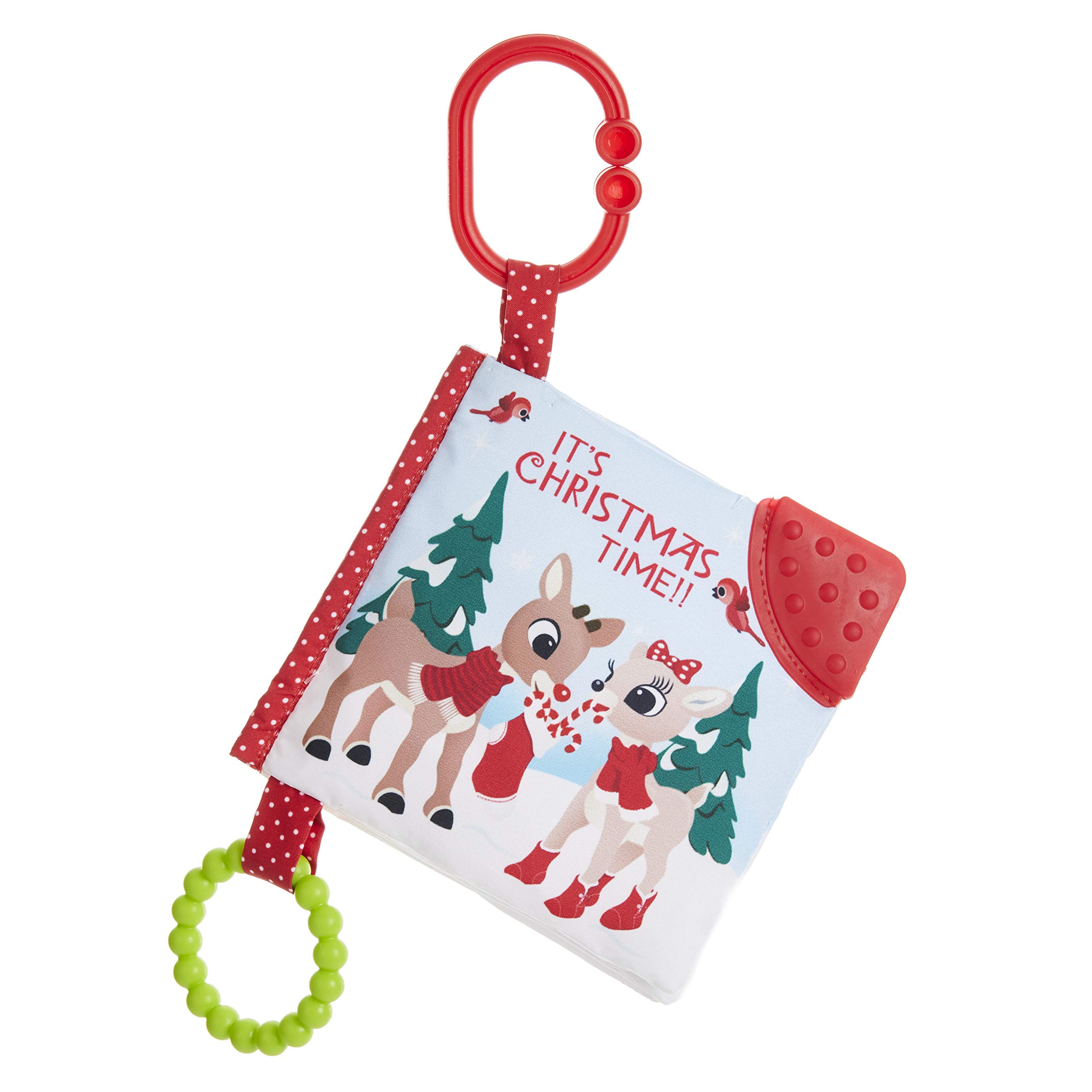 81KVcxBaSyL Rudolph Soft Teether Book - Image 1