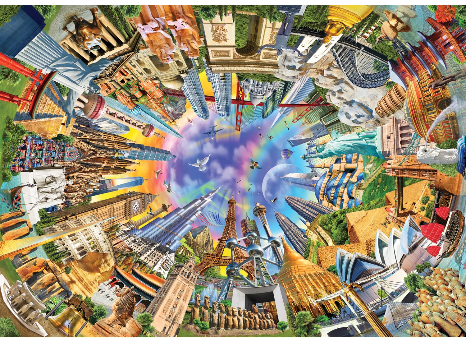 81RTbrnJg8L Anatolian 3000 Piece Puzzle - 360 World (3000 Pieces) - Image 1