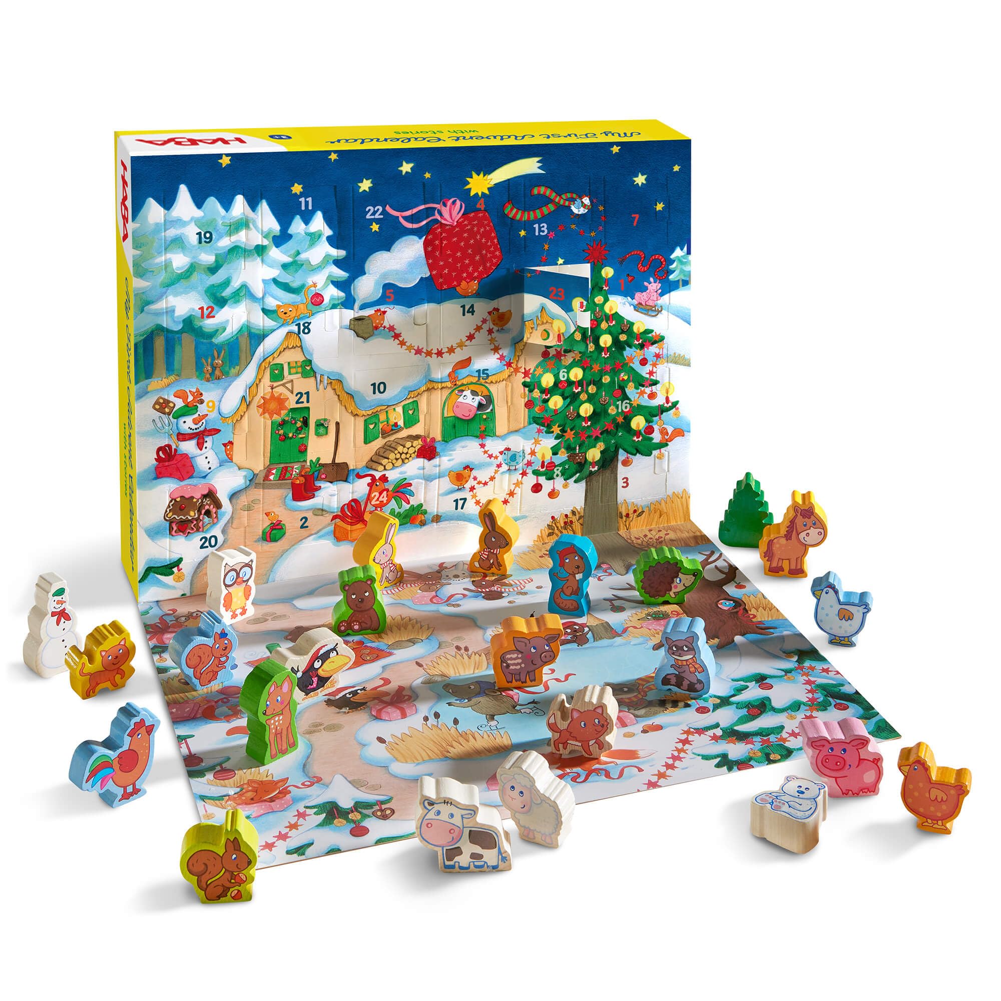 81UAahY-KcL HABA Farmyard Advent Calendar - Image 1