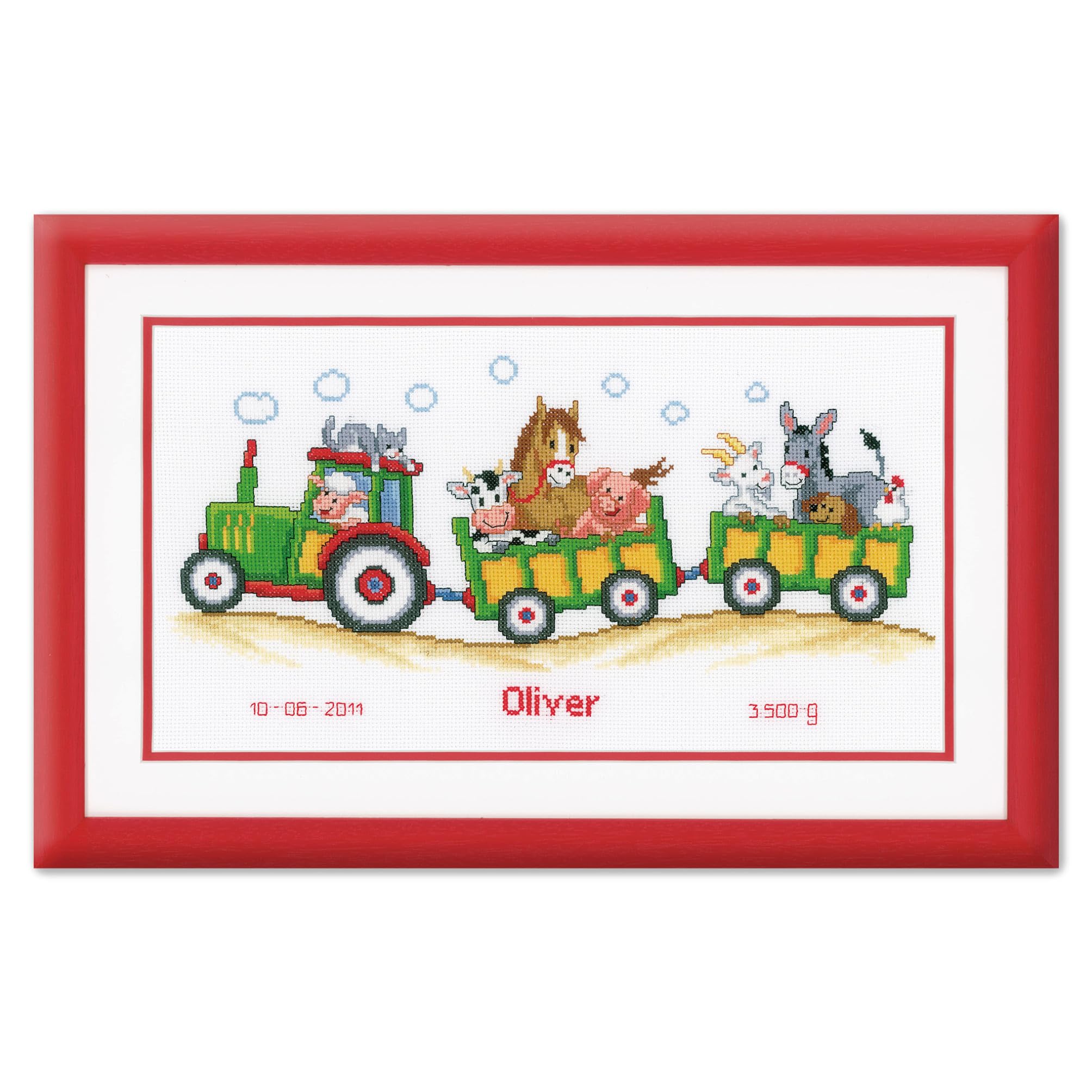 81YQ262GduL-1 Vervaco Cross Stitch Kit (36 X 19cm) - Image 1