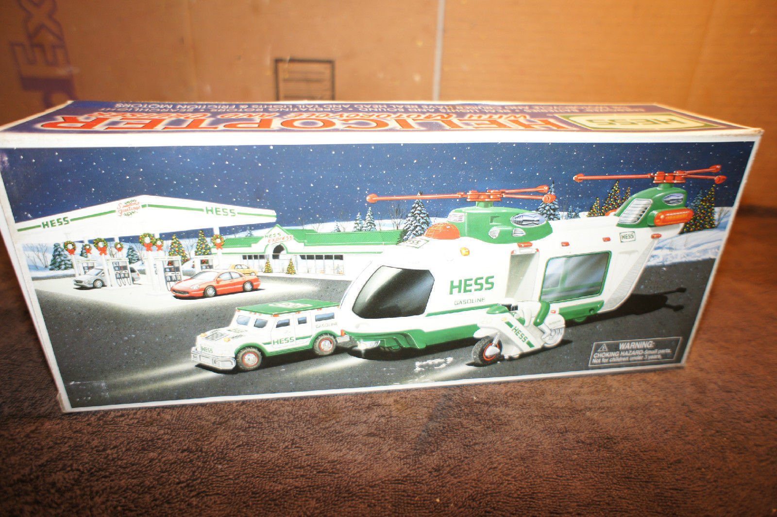 81ZihEYZrFL Hess Toy Helicopter Set - Image 1