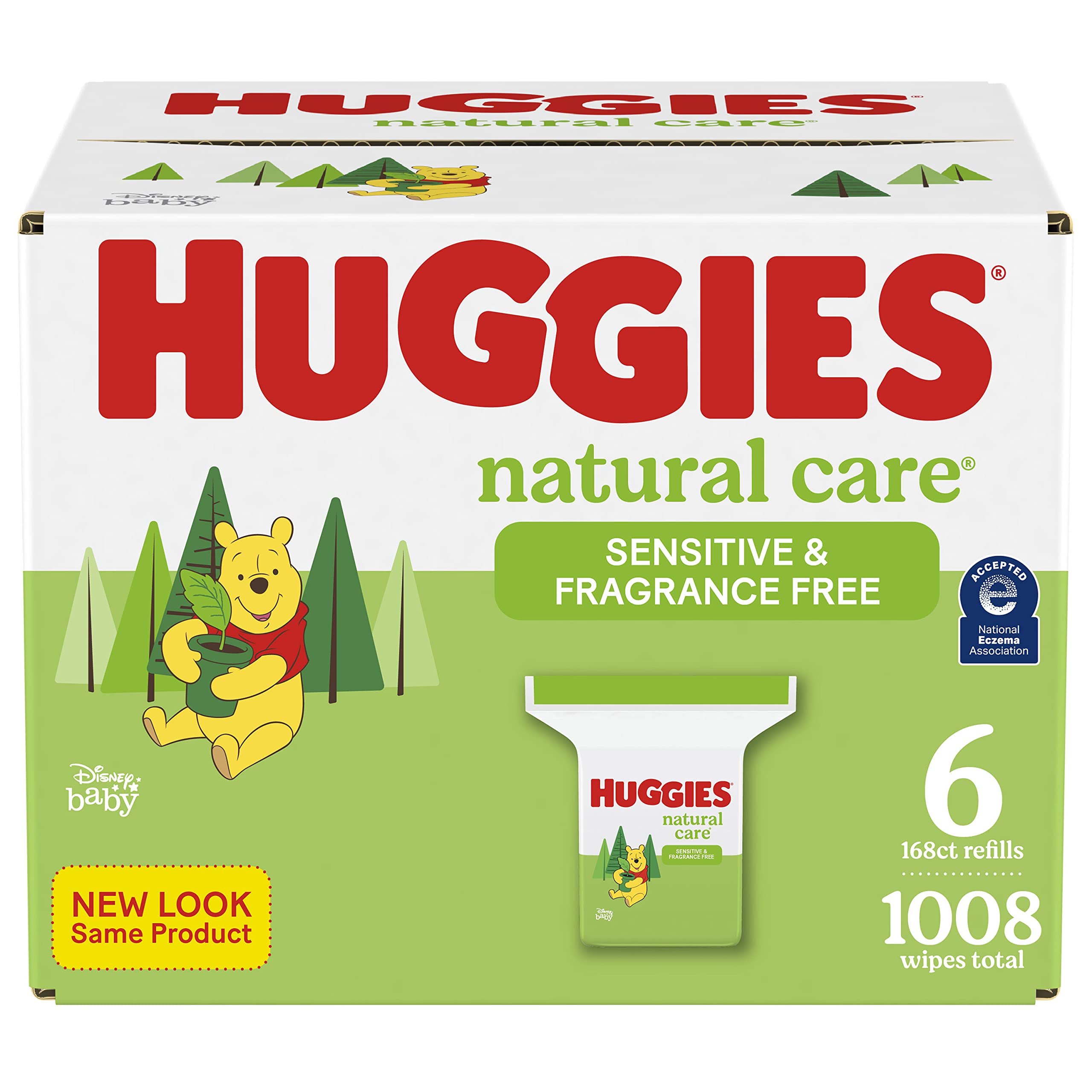 81kdnsW32BL Huggies Baby Wipes (168 count (Pack of 6)) - Image 1