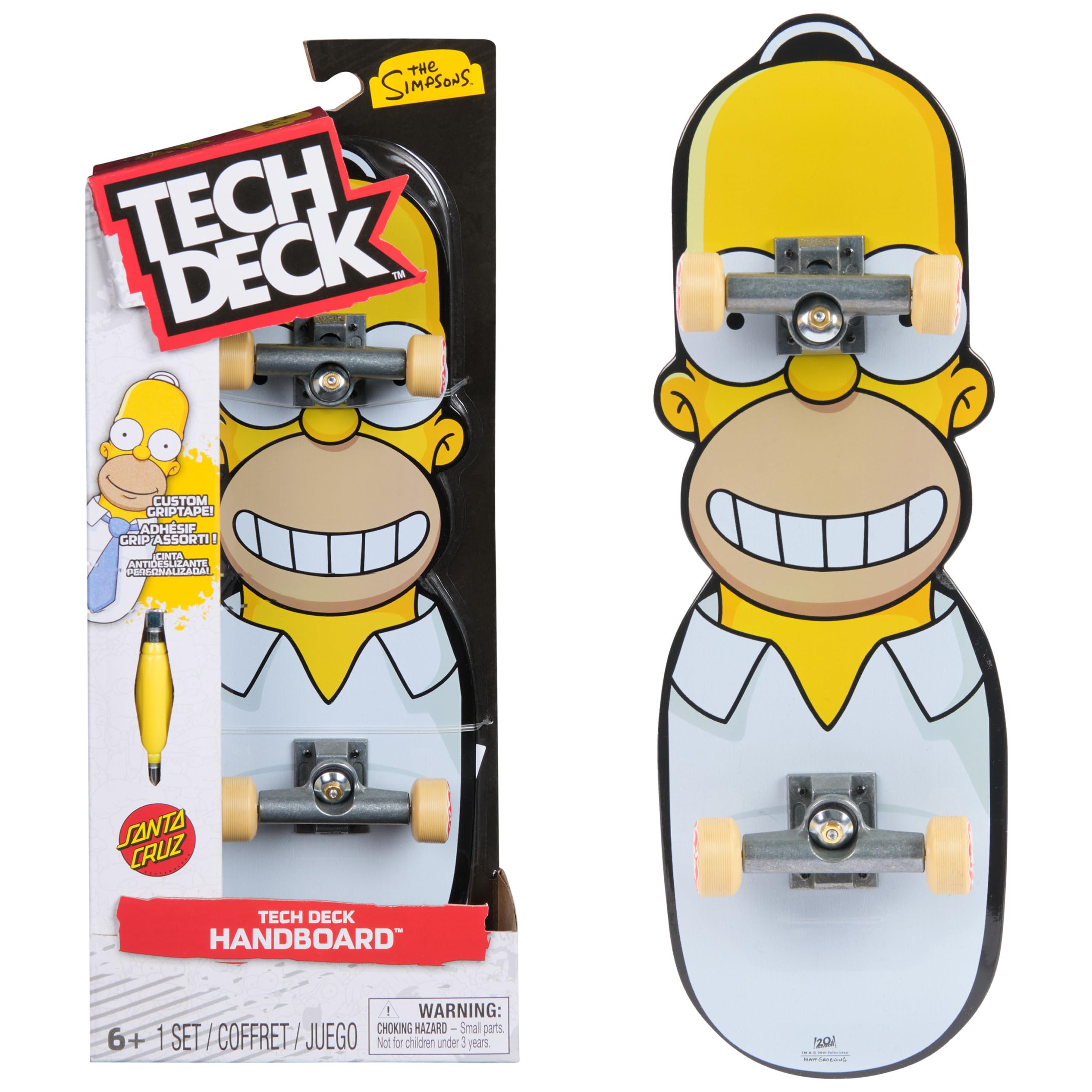81uyVuM1k6L Tech Deck Homer Simpson Handboard - Image 1