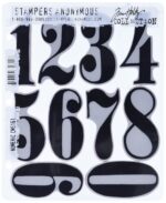 Stampers Anonymous Tim Holtz Rubber Stamp Set - Red (22 centimeters)