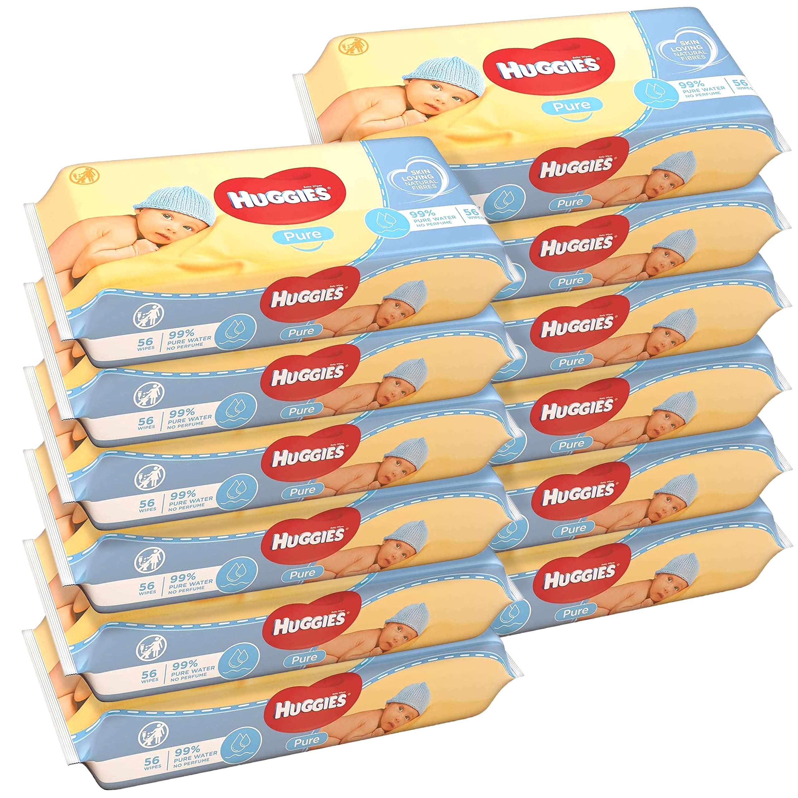 91X6VpBlkS Huggies Pure Water Baby Wipes - Image 1