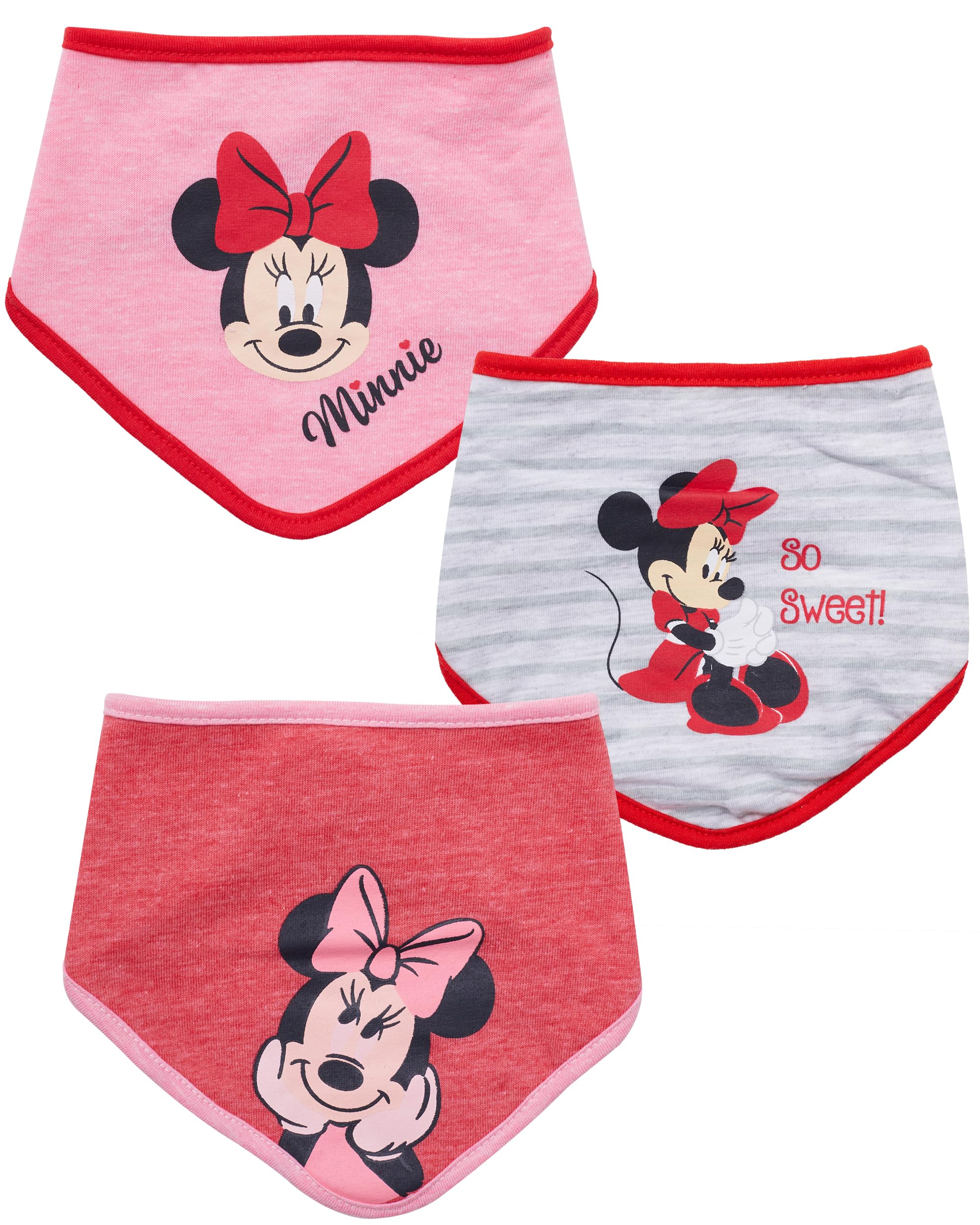 91camwne25L Disney Baby Minnie Mouse Bibs - Image 1