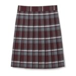 French Toast Adjustable Waist Plaid Skirt - Image 3